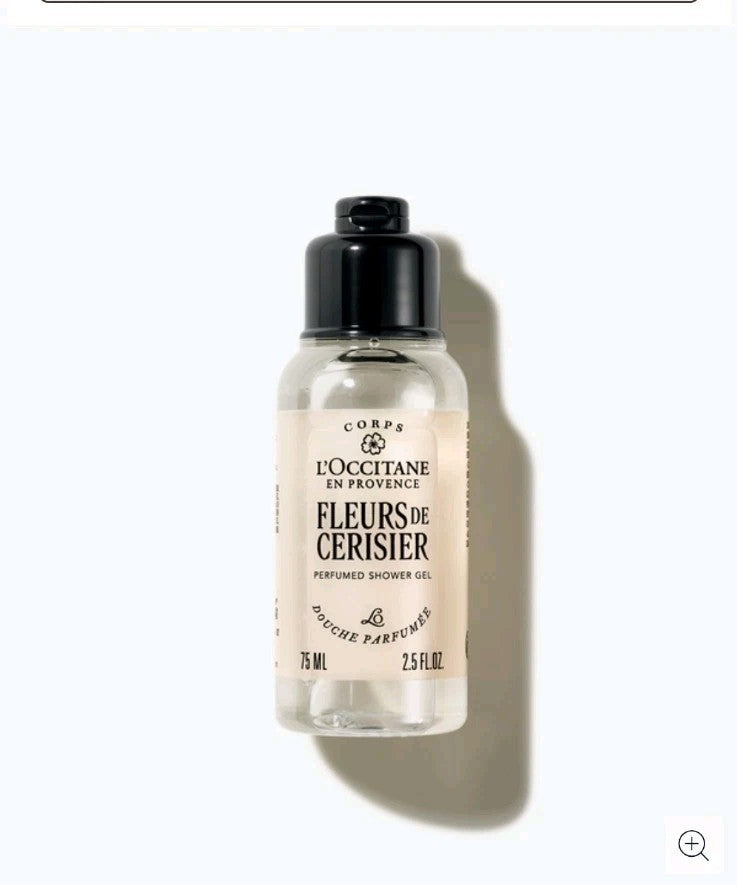 Gel Douche parfumé Fleurs de Cerisier 75ml Format Voyage L'OCCITANE