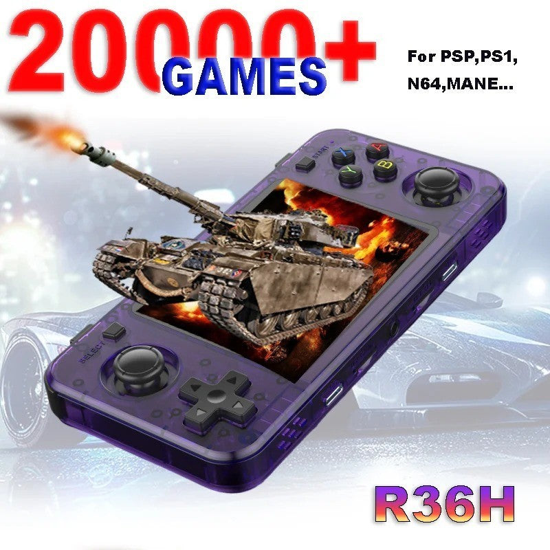 R36S Retro Handheld Game Console 64GB Linux 3.5 IPS Portable Gaming