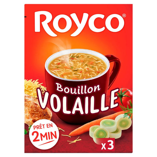 Bouillon Volaille Vermicelles Carottes ROYCO - x3