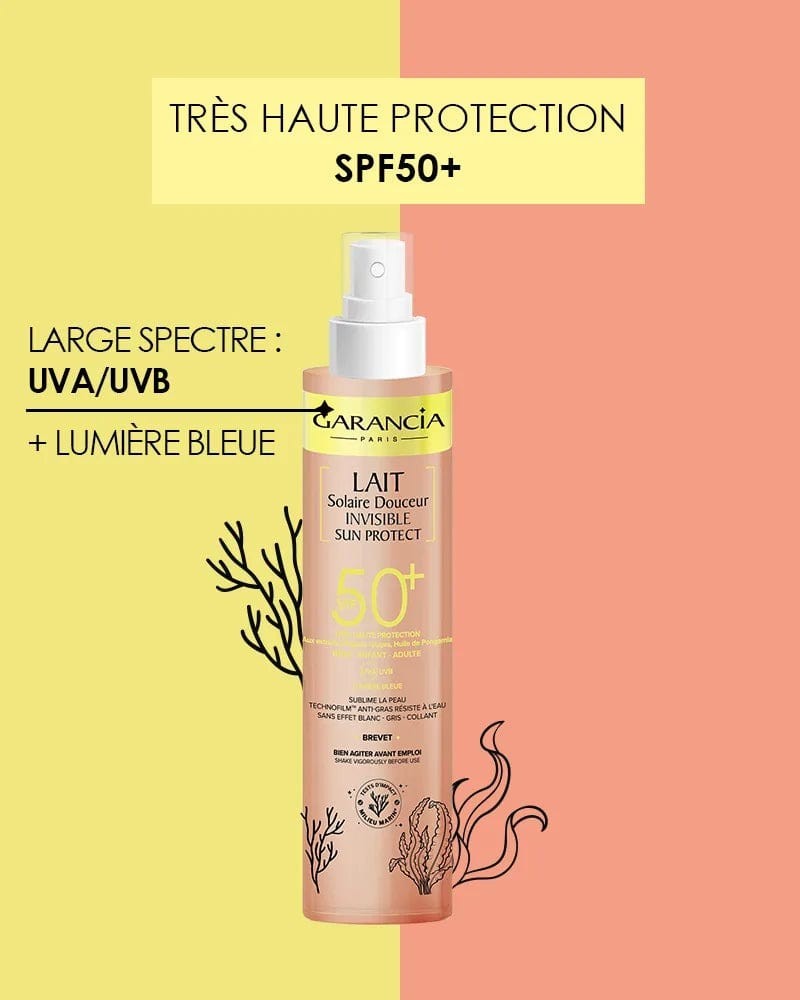 Garancia lait solaire 50+ Lait Solaire Douceur Invisible SUN PROTECT Neuf