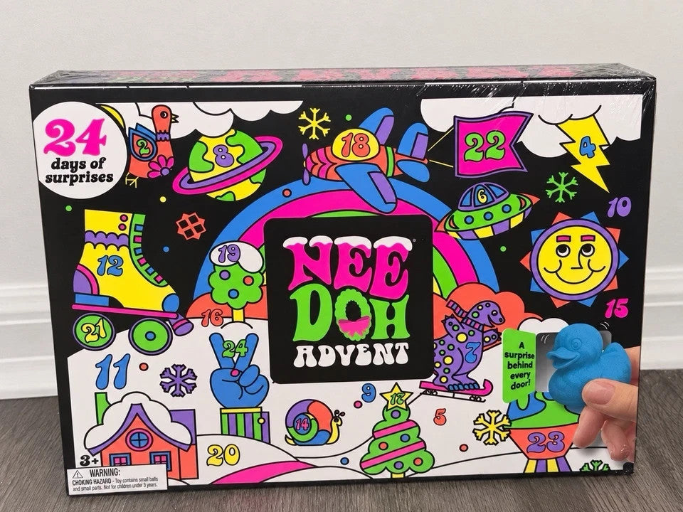 Needoh Christmas Advent Calendar 2026 Countdown Blind Box Holiday Gift