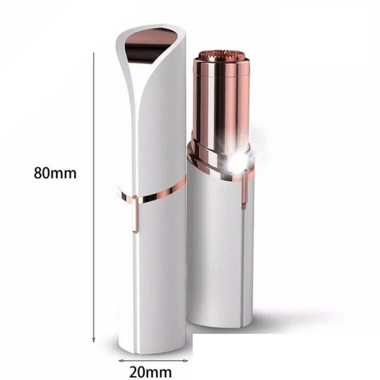 Mini Depiladora Facial Eléctrica Indolora Segura para Cuello Piernas Afeitadora