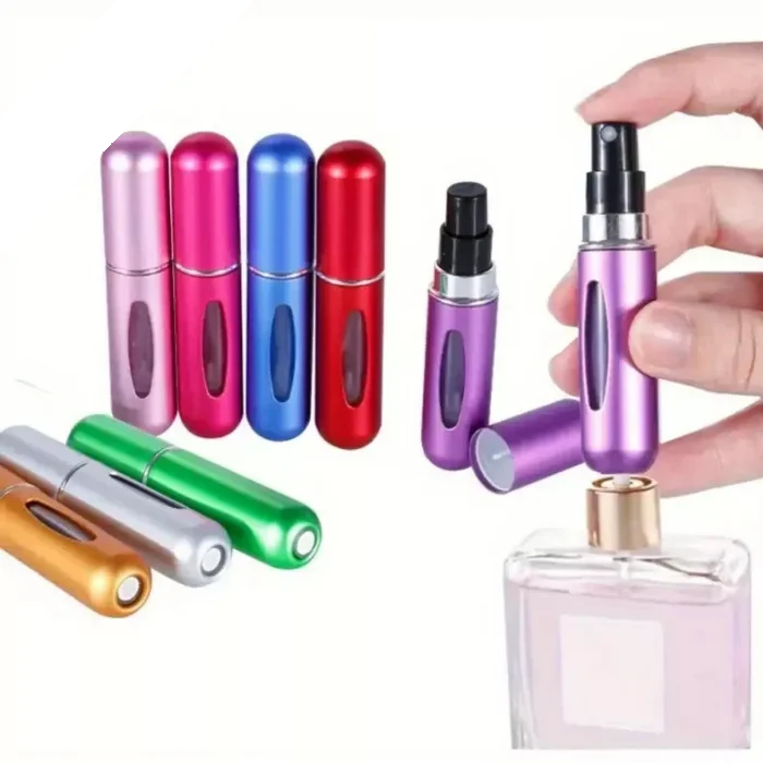 5ml Refillable Portable Mini Travel Perfume Bottle Aluminum Atomizer