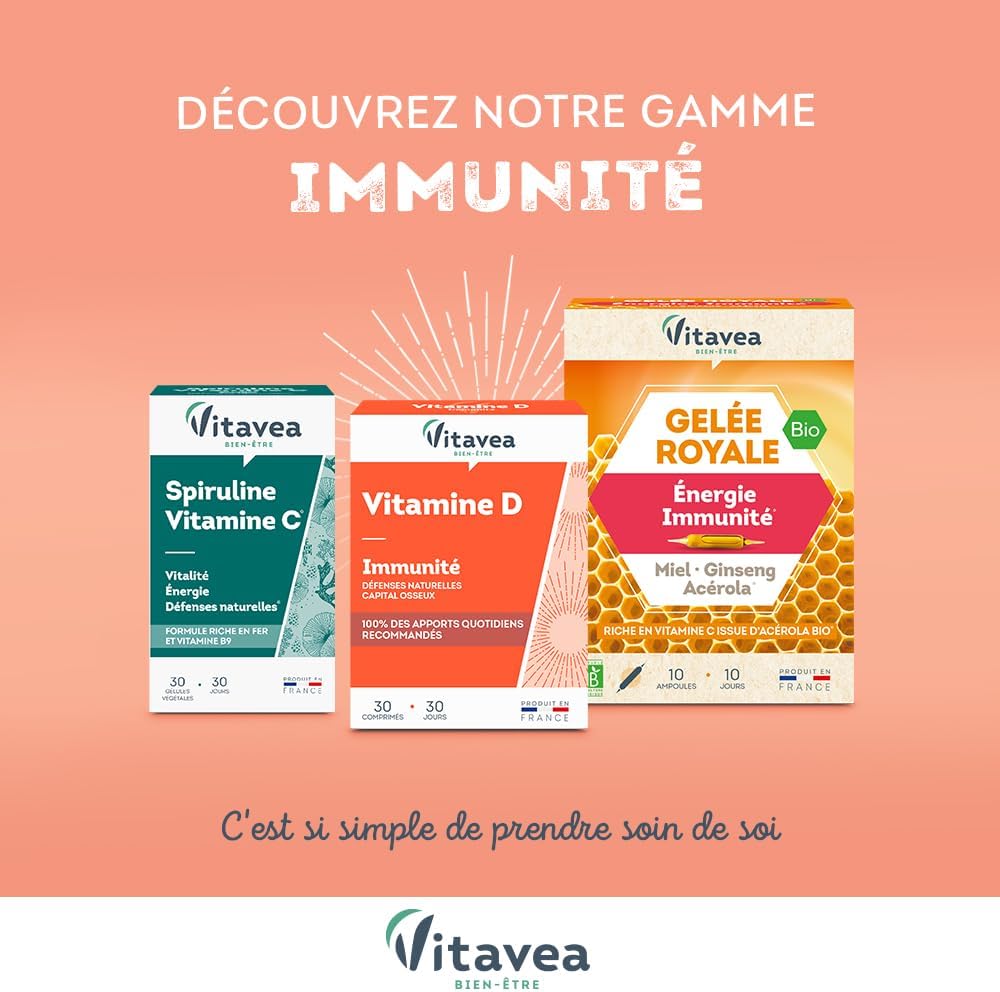 Vitavea Bien-être - Zinc - Defensas Naturales y Antioxidante - 30 días