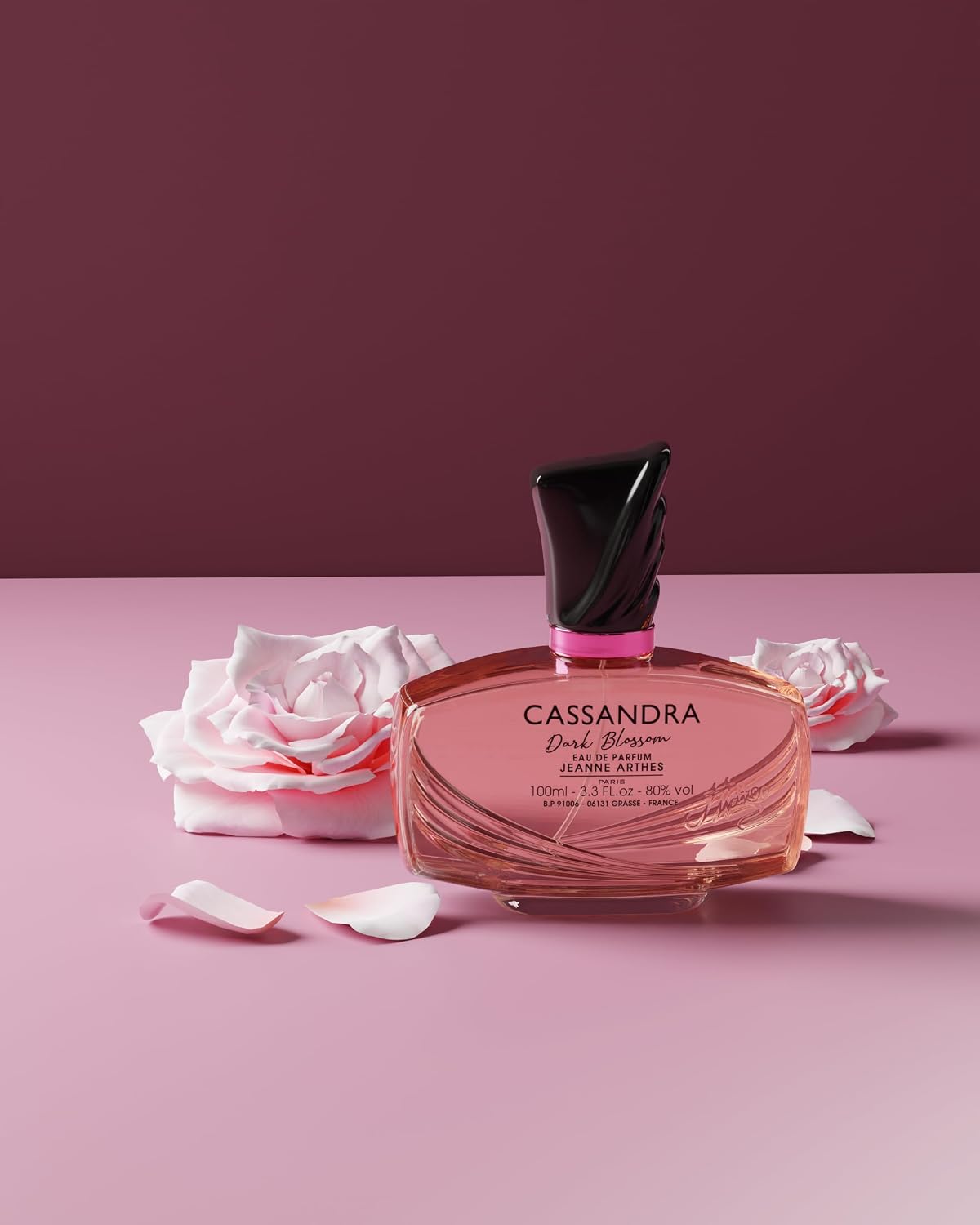 JEANNE ARTHES - Parfum Femme Cassandra Dark Blossom - Eau de parfum - Flacon Vaporisateur 100 ml - Fabriqué en France à Grasse