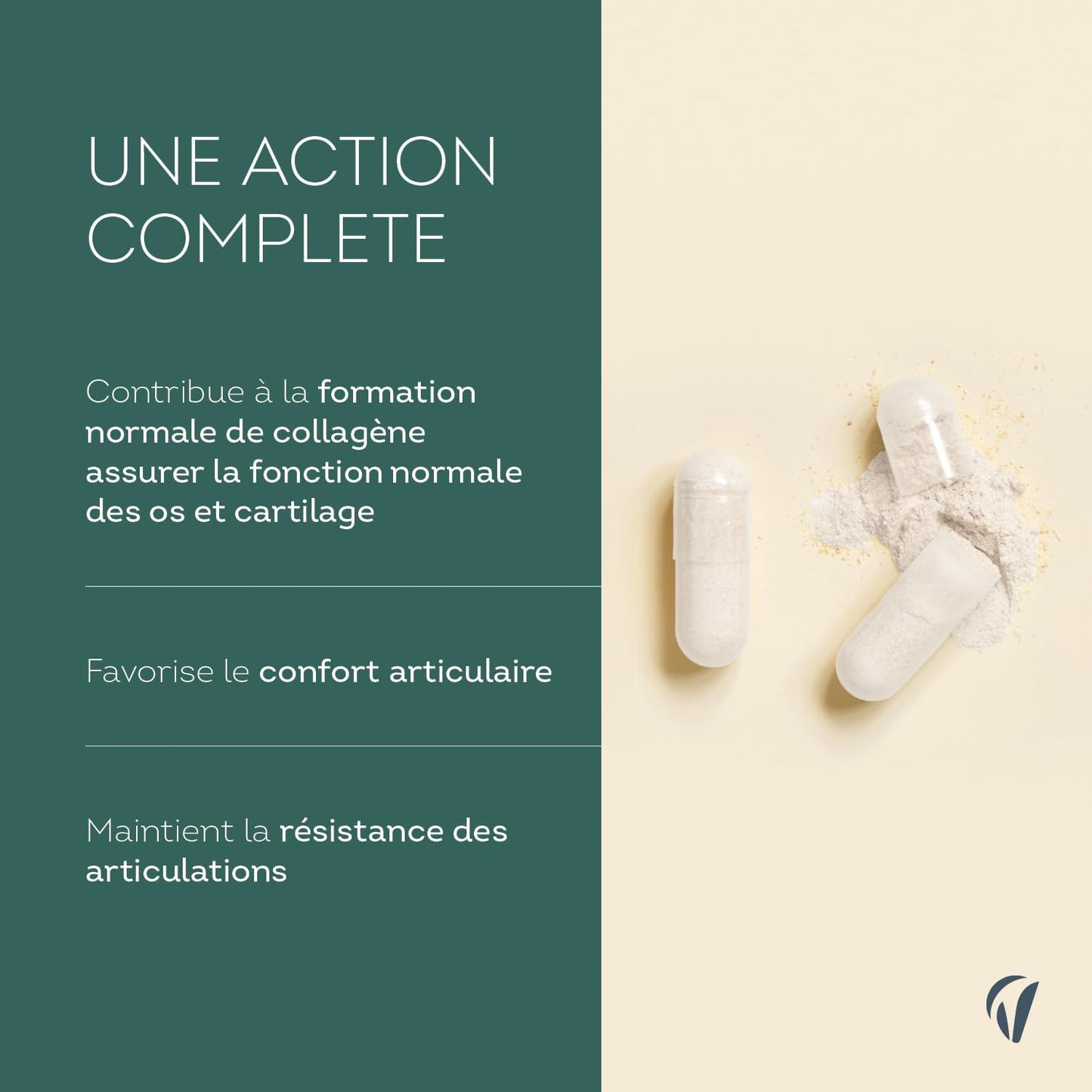 Vitavea Bien-être - Articulations - Glucosamine MSM Vitamine C - 45 jours