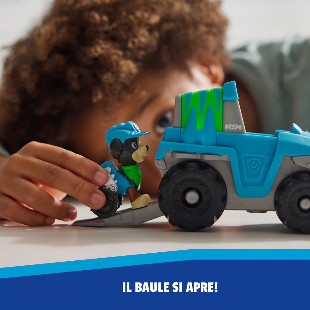 Paw Patrol - Pat Patrouille - Véhicule 15 Cm Et Figurine Liberty