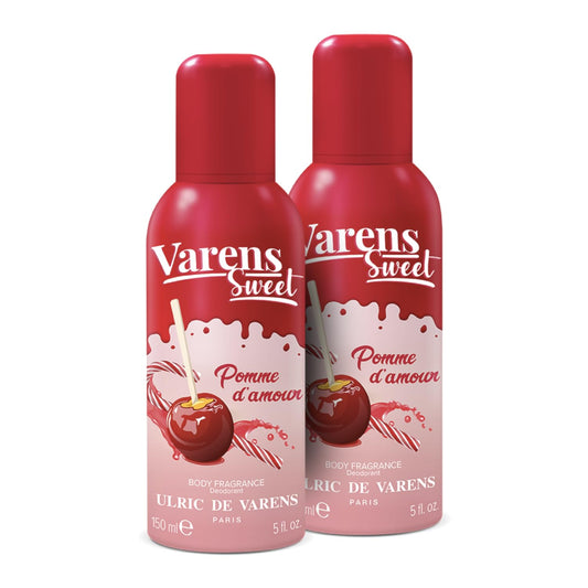 ULRIC DE VARENS - Body Fragrance Varens Sweet Pomelo Patchouli - Chypré, Floral, Fruité Et Musqué - Parfum & Déodorant Femme 2-en-1 - Vaporisateur - Spray - Lot de 2 x 150 ml
