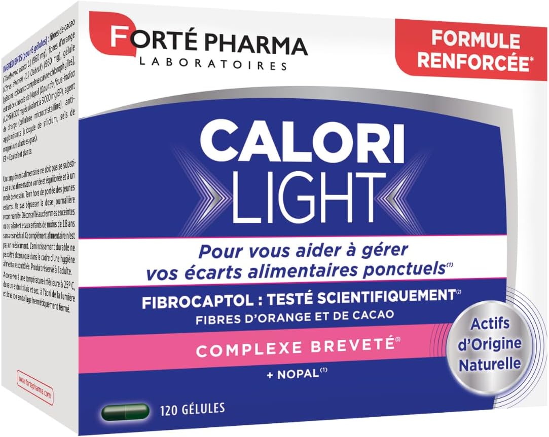 Forté Pharma Minceur CaloriLight Capteur Graisses Satiété 120 gélules