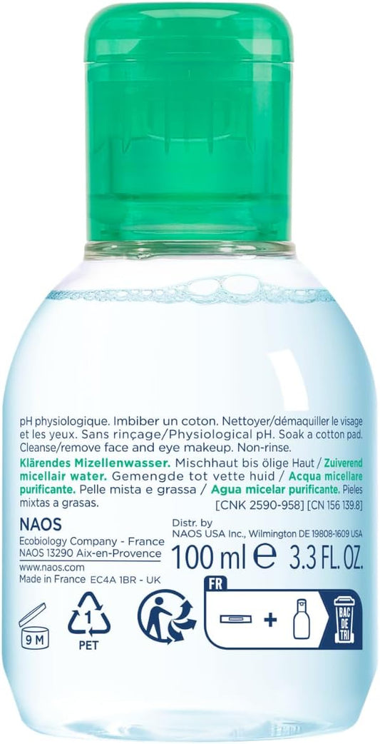 BIODERMA SÉBIUM H2O 100ml | Nettoyante et démaquillante – Purifie en douceur | Peaux mixtes, grasses ou à imperfections