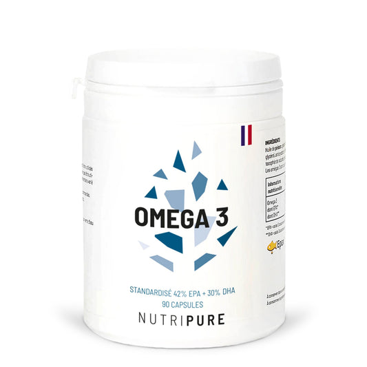 Nutripure - Omega 3 Epax® 2400 mg - EPA 1260 mg & DHA 900 mg - 270 Gélules