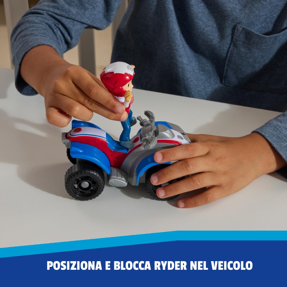 Paw Patrol - Pat Patrouille - Véhicule 15 Cm Et Figurine Liberty