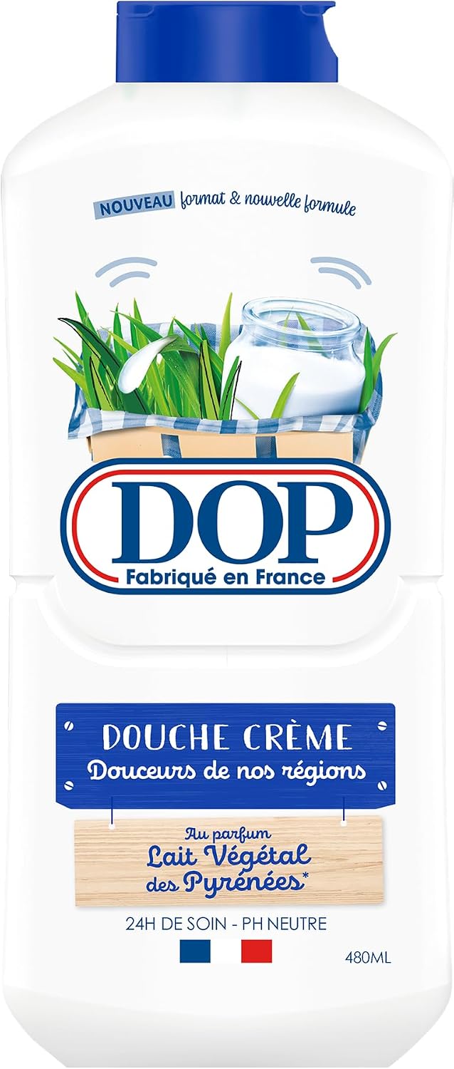 DOP Gel Douche Lait Végétal Pyrénées Douceur Enveloppante 480ml