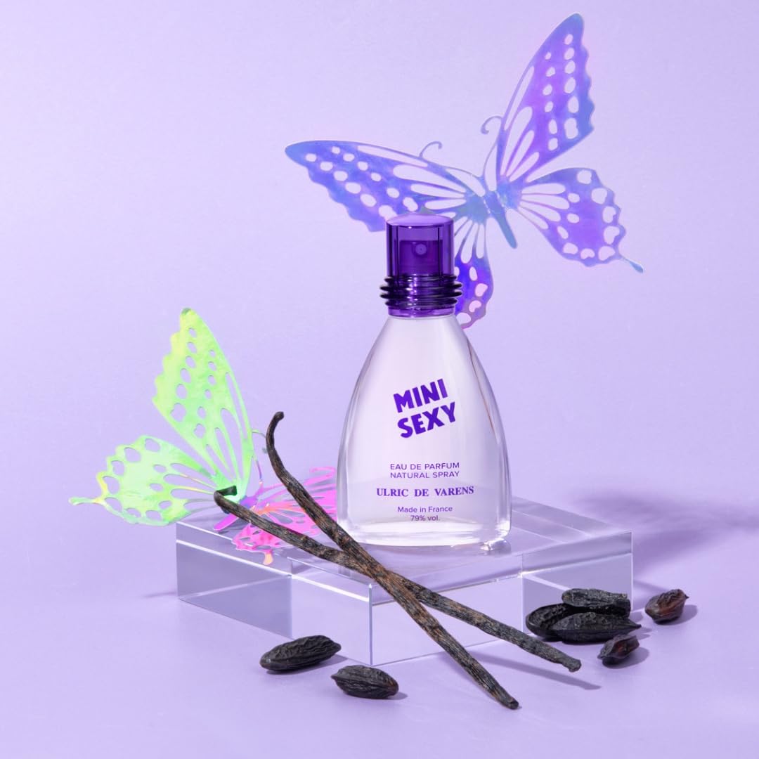 ULRIC DE VARENS - Eau de Parfum Mini Vanille - Vanille Boisée - Parfum Femme - Vaporisateur - Made in France - 25 ml