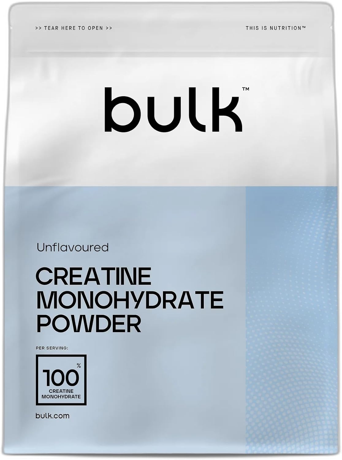 Bulk Créatine Monohydrate Poudre, Non aromatisé, 250 g