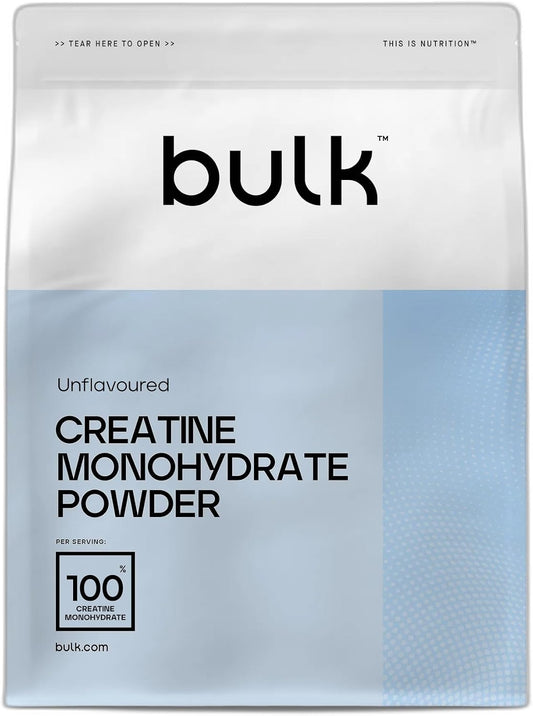 Bulk Créatine Monohydrate Poudre, Non aromatisé, 250 g