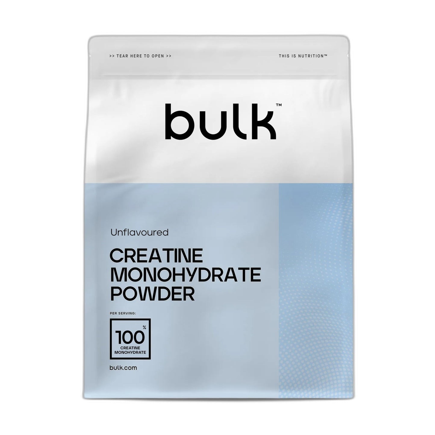 Bulk Créatine Monohydrate Poudre, Non aromatisé, 250 g