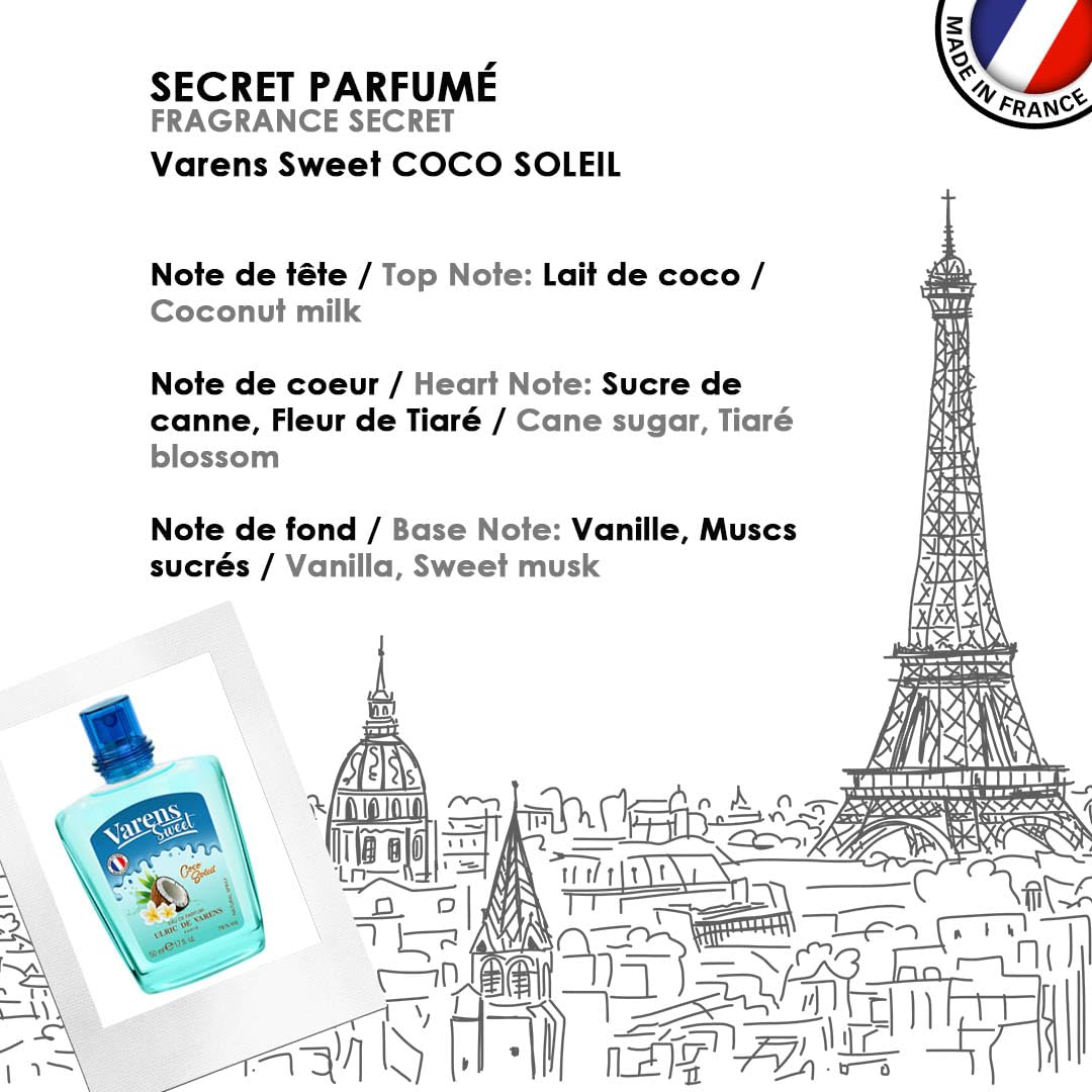 ULRIC DE VARENS - Eau de Parfum Varens - Parfum Femme - Vaporisateur - Made in France - 50 ml