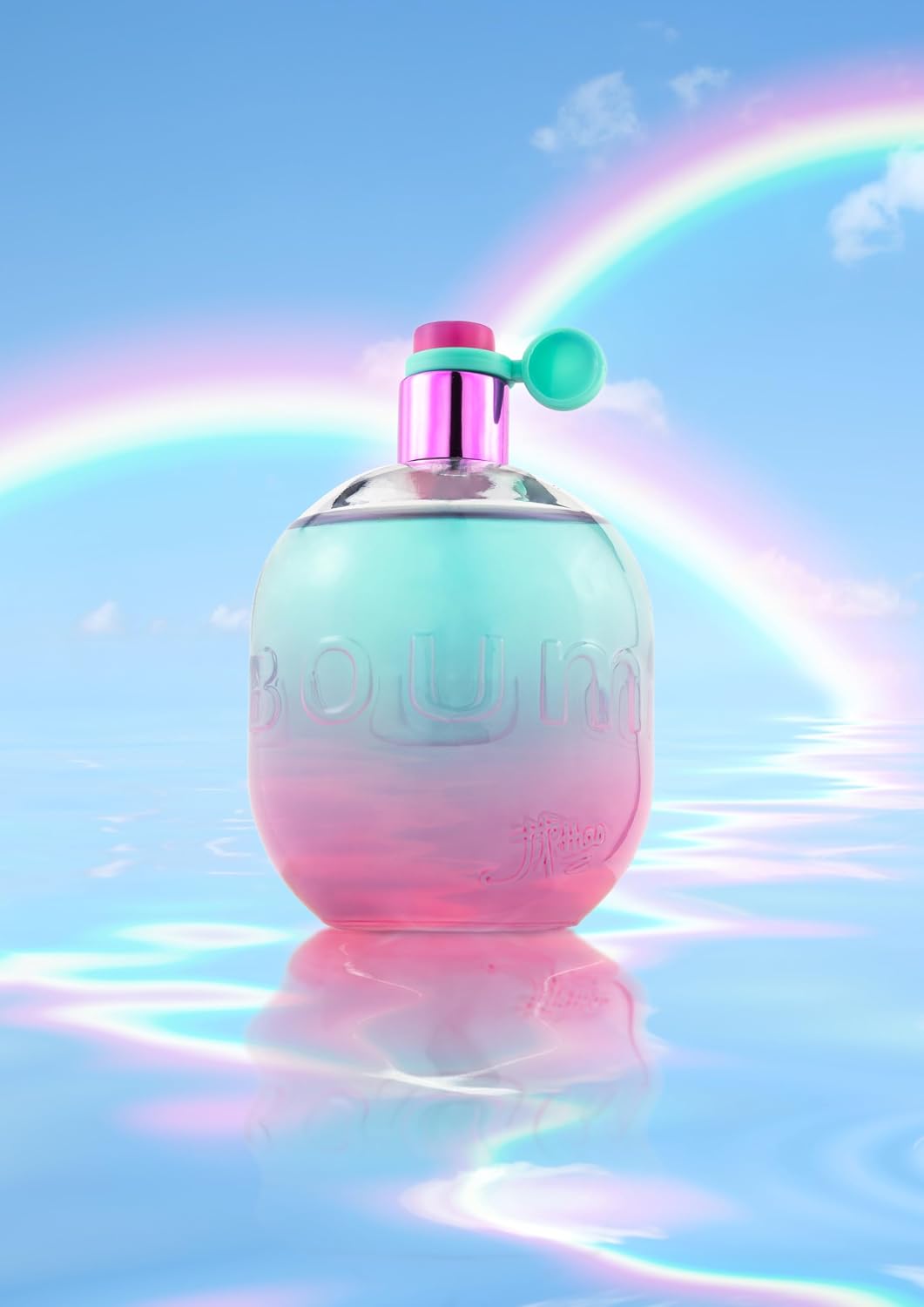 JEANNE ARTHES - Eau de Parfum Femme Boum Rainbow - Floral & Fruité - Musc et Vanille- Fabriqué en France à Grasse - Cadeau Femme - Flacon Vaporisateur 100 ml