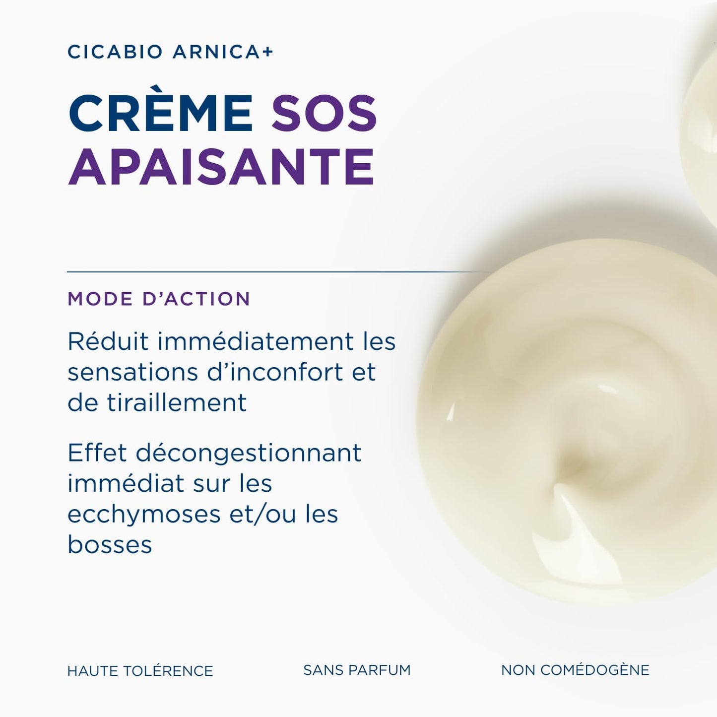 BIODERMA Cicabio Arnica+ Crème pour peau irritée et abîmée - Le soin SOS qui résorbe et décongestionne, idéal contre les chocs, bosses et écorchures - Pour toute la famille - Tube 40 ml