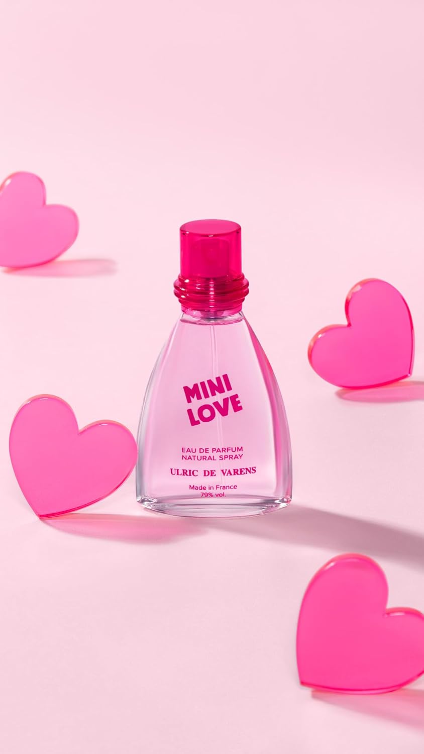 ULRIC DE VARENS - Eau de Parfum Mini Love - Floral Et Fruité - Parfum Femme - Vaporisateur - Made in France - 25 ml