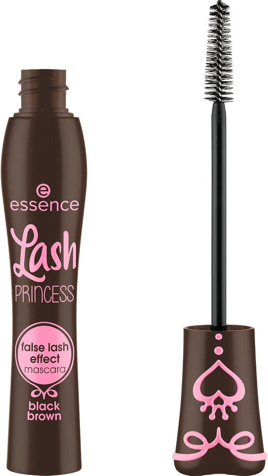 essence Lash PRINCESS false lash effect mascara black brown máscara de pestañas efecto pestañas postizas, que aumenta el volumen, efecto pestañas postizas, que realza la mirada, que alarga (12ml)