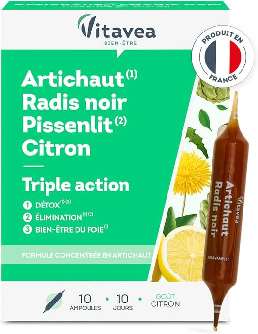 Vitavea Bien-être - Artichaut Radis Noir Pissenlit Citron - 10 jours