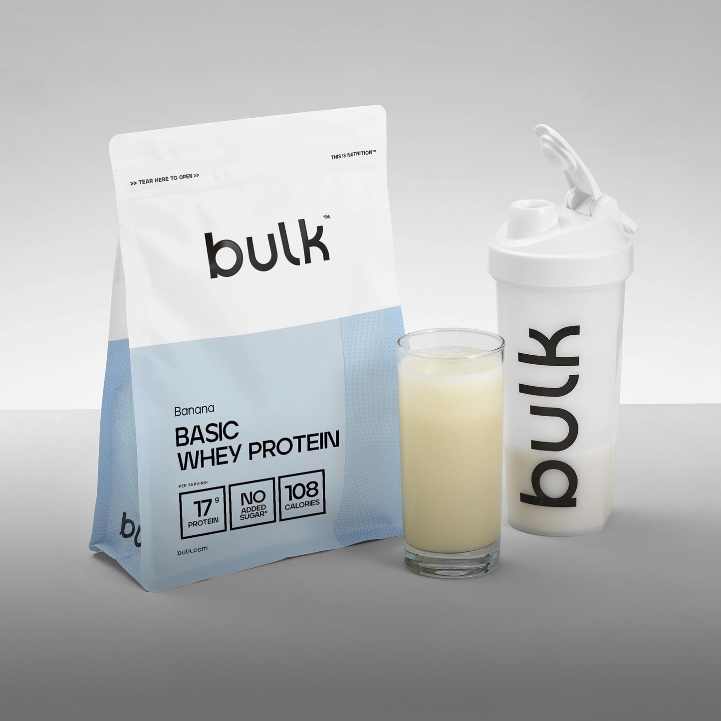 Bulk Basic Protéine en Poudre | Vanille | 1,25kg | 41 Portions | Jusqu’à 18g de Protéines Portion | Faible en Sucres | Formule à Absorption Rapide | Prise de Masse Musculaire et la Récupération
