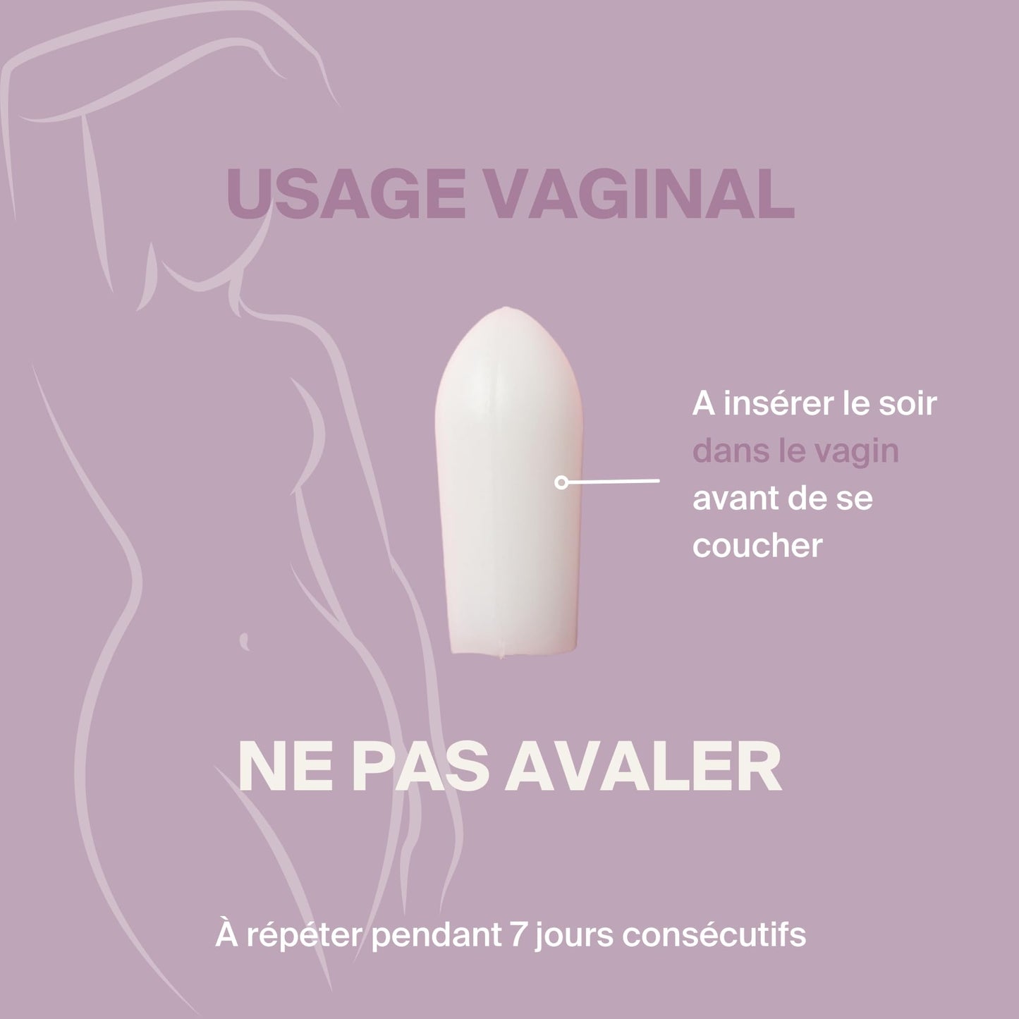 BACTIGYN Ovules Vaginaux - Traitement et Prévention Vaginose Bactérienne, Mycose, Sécheresse et récidives - Restaure la Flore Intime - Démangeaisons et Inconfort - 7 Ovules Sans Hormones