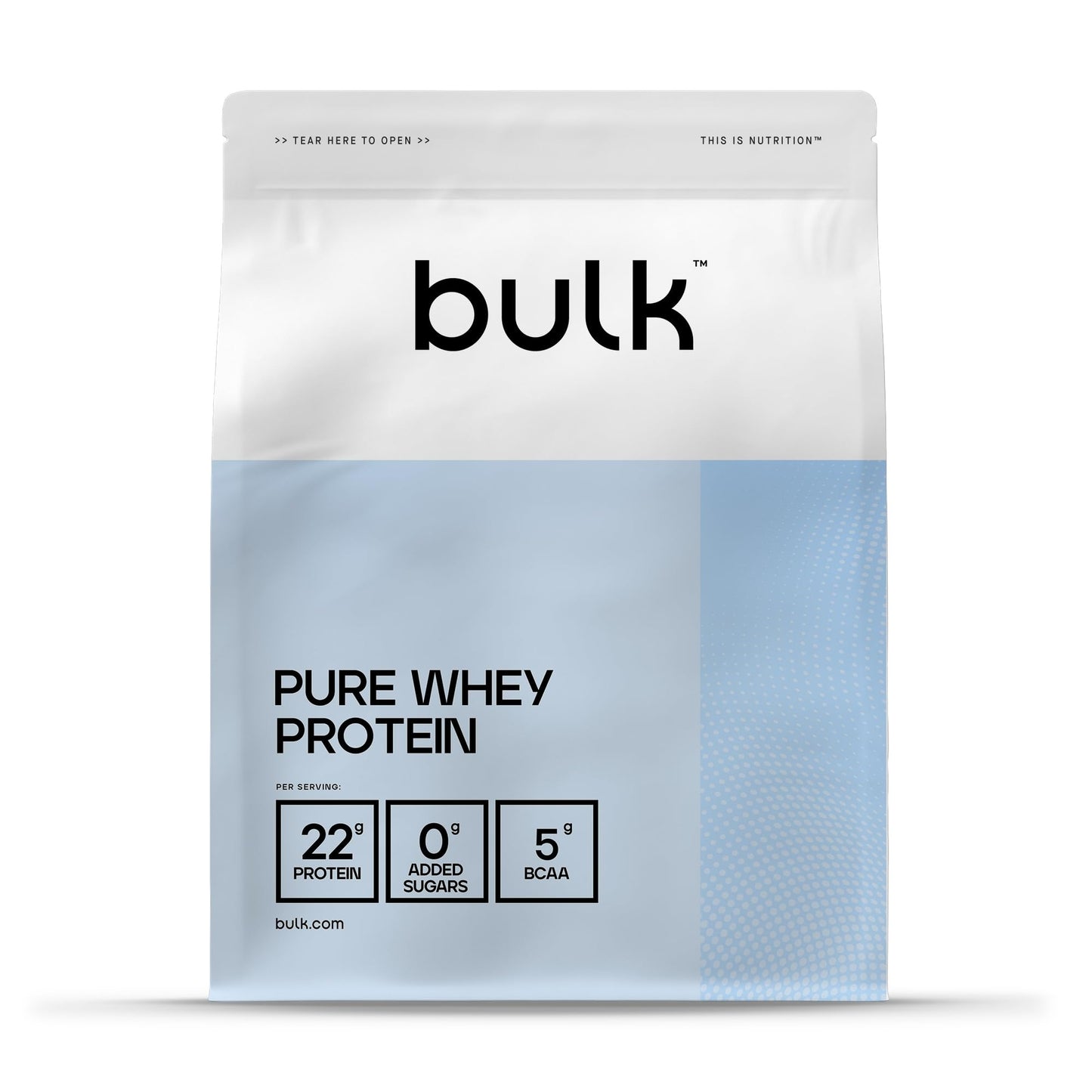 Bulk Pure Whey Protéine en Poudre, Nature, 1kg