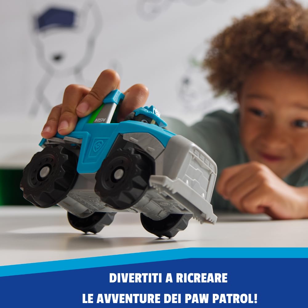 Paw Patrol - Pat Patrouille - Véhicule 15 Cm Et Figurine Liberty