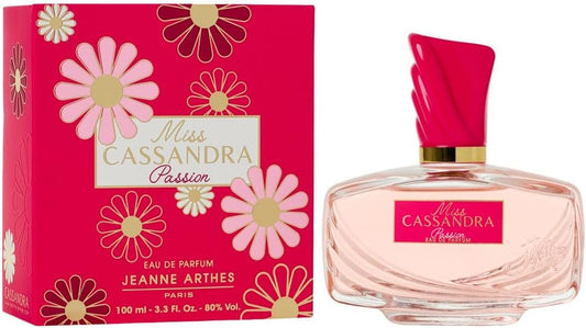 JEANNE ARTHES - Eau de Parfum Femme - Miss Cassandra Passion - Flacon vaporisateur 100 ml - Fabriqué en France à Grasse