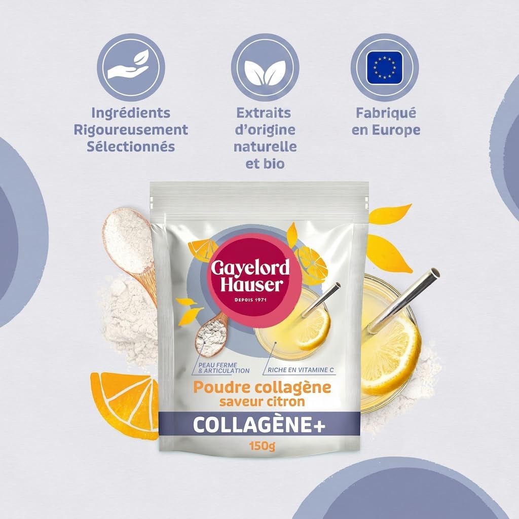 GAYELORD HAUSER - Collagène Marin Hydrolysé Citron - 150g