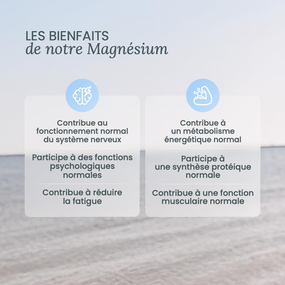 NUTRI&CO Magnésium Bisglycinate Malate & Liposome vitamine B6 | 120 Gélules
