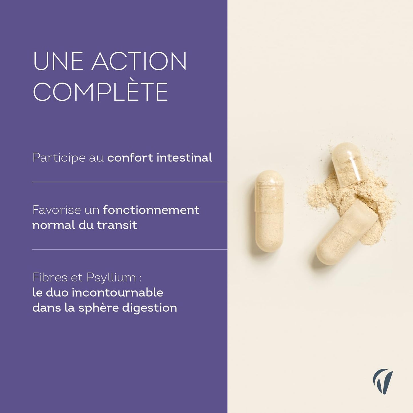 Vitavea Bien-être - Fibres Psyllium & Avoine - Transit - Cure 45 jours