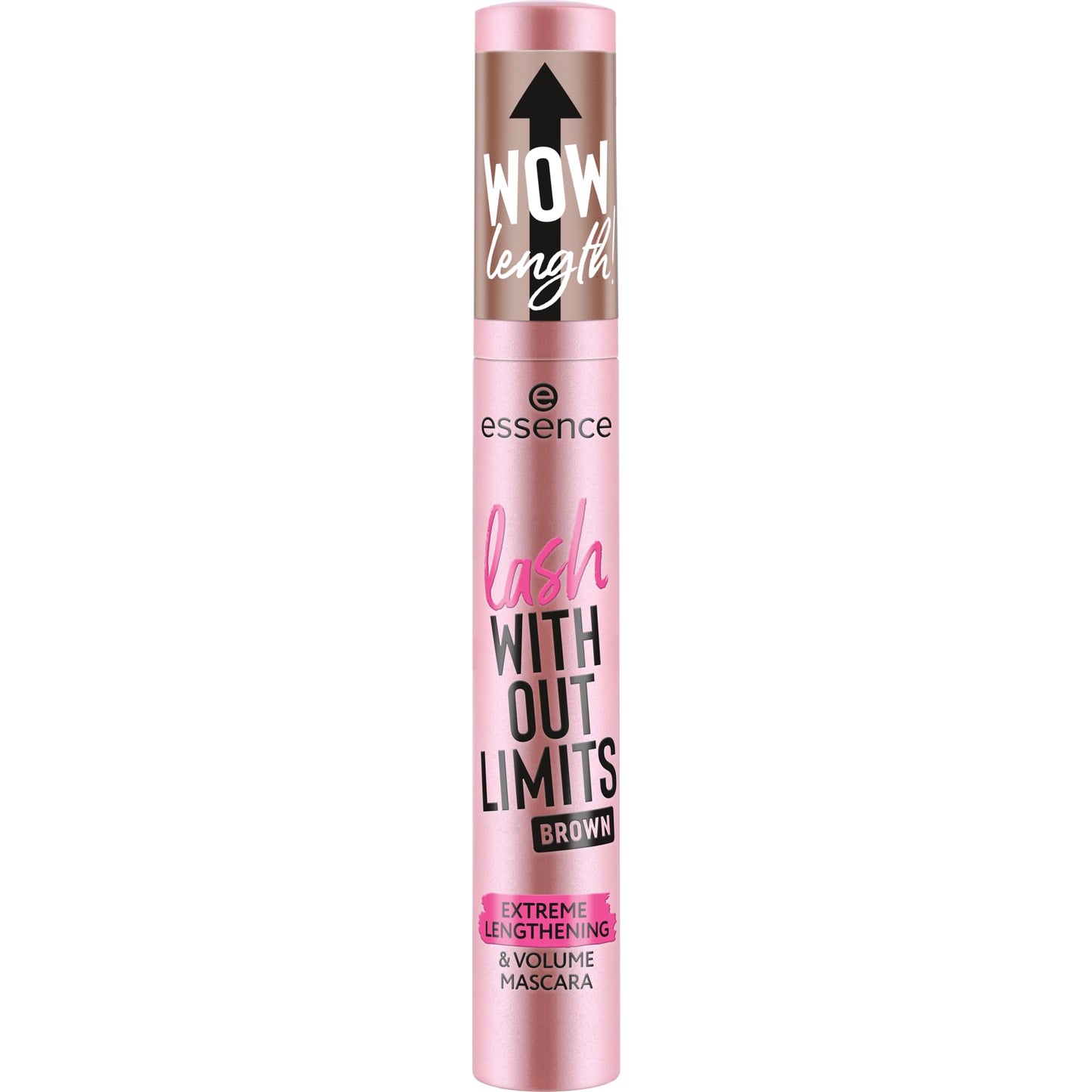 essence lash WITHOUT LIMITS EXTREME LENGTHENING & VOLUME MASCARA, longue durée, augmentant le volume, ultra noir, allongeant (13ml)