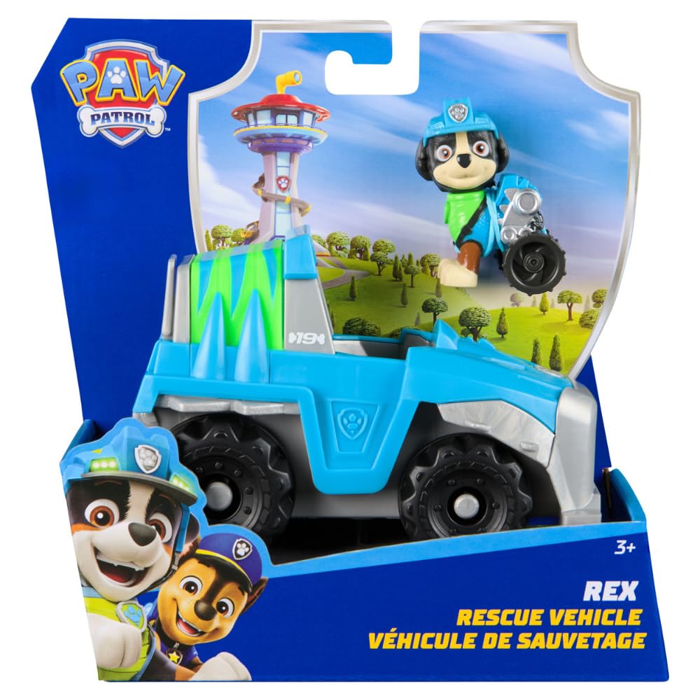 Paw Patrol - Pat Patrouille - Véhicule 15 Cm Et Figurine Liberty