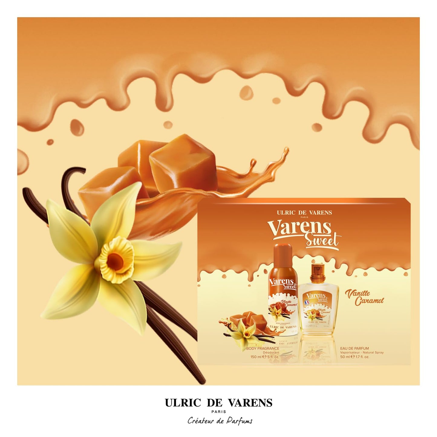 ULRIC DE VARENS - Eau de Parfum Varens - Parfum Femme - Vaporisateur - Made in France - 50 ml