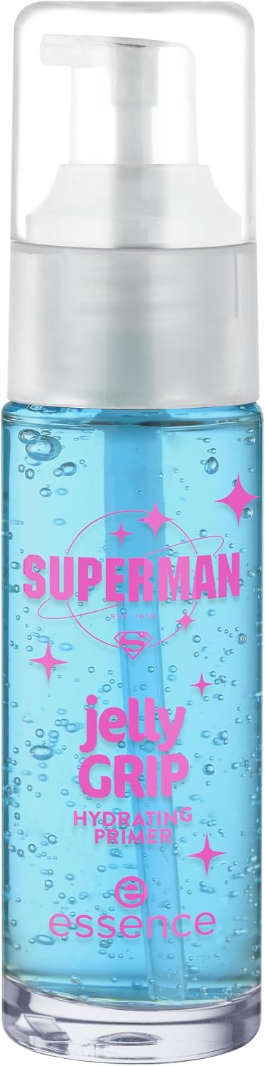 Esencia Superman jelly GRIP HYDRATING PRIMER prebase hidratante, humectante/hidratante, pulidor, activador, natural, translúcido (29ml)