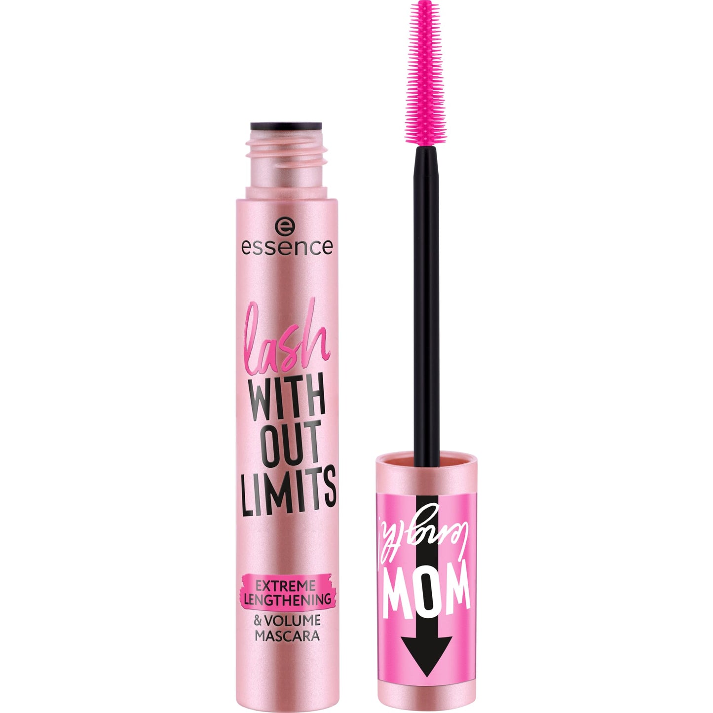 essence lash WITHOUT LIMITS EXTREME LENGTHENING & VOLUME MASCARA, longue durée, augmentant le volume, ultra noir, allongeant (13ml)