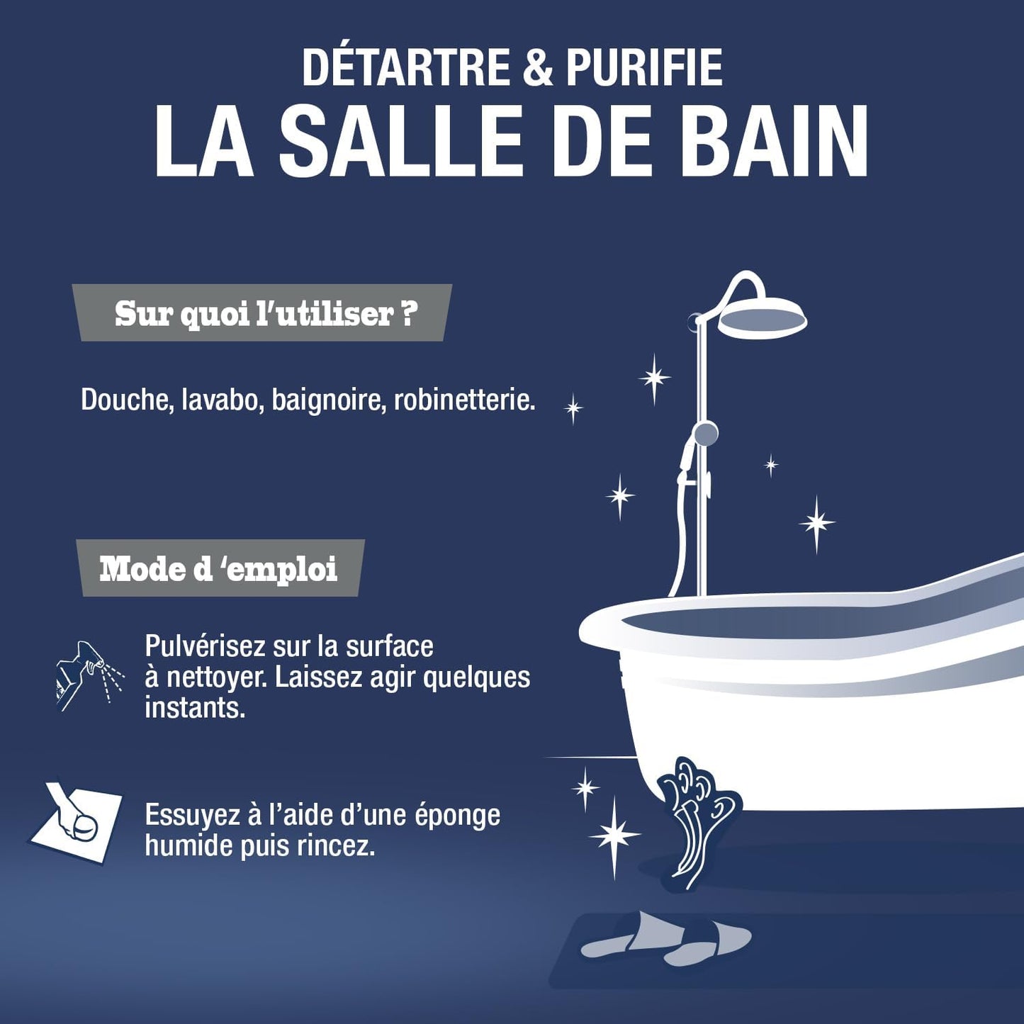 BRIOCHIN Nettoyant salle de bain 3 en 1 parfum floral 1L