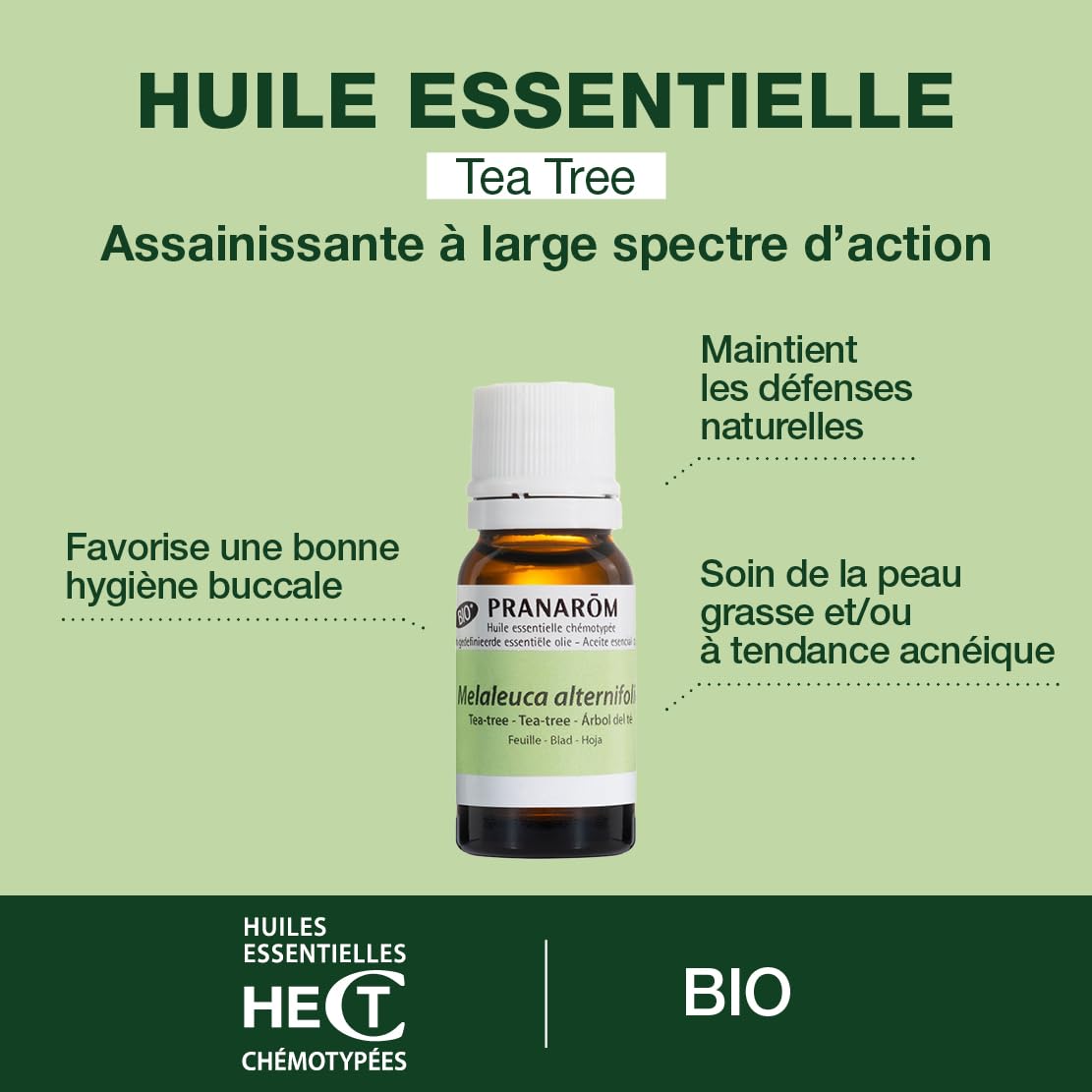 Pranarôm Huile Essentielle Tea Tree HECT 10 ml