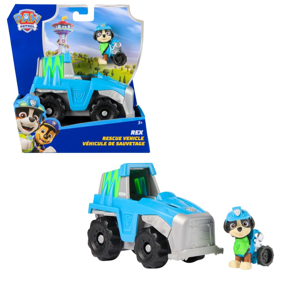 Paw Patrol - Pat Patrouille - Véhicule 15 Cm Et Figurine Liberty