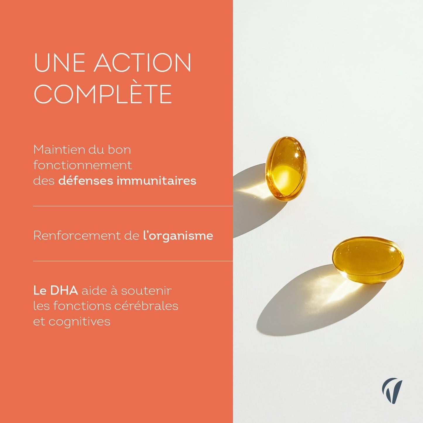 Vitavea Bien-être - Aceite de hígado de Bacalao - Inmunidad, Omega 3-45 días