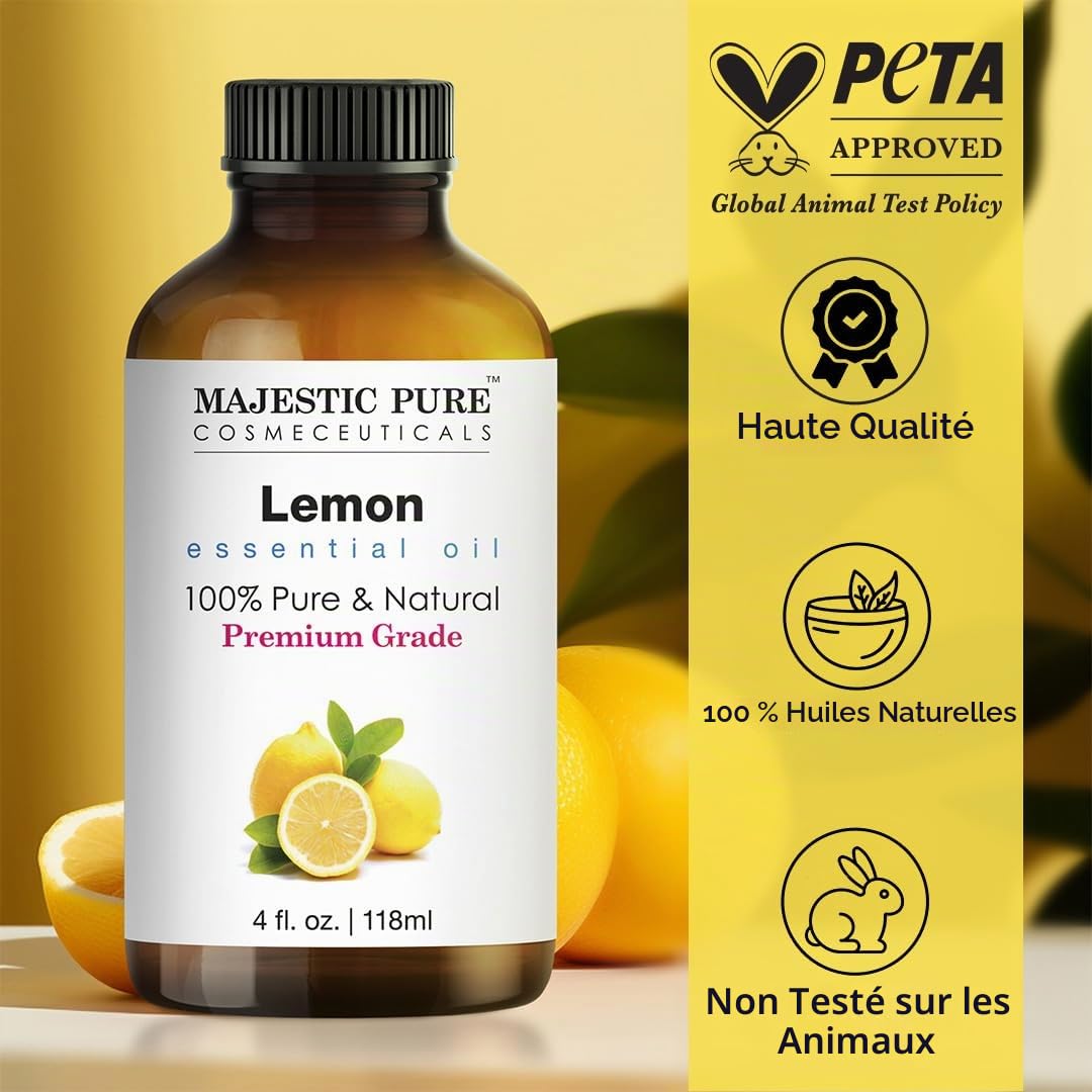 Majestic Pure Huile Essentielle Tea Tree (Arbre à Thé), 118ml