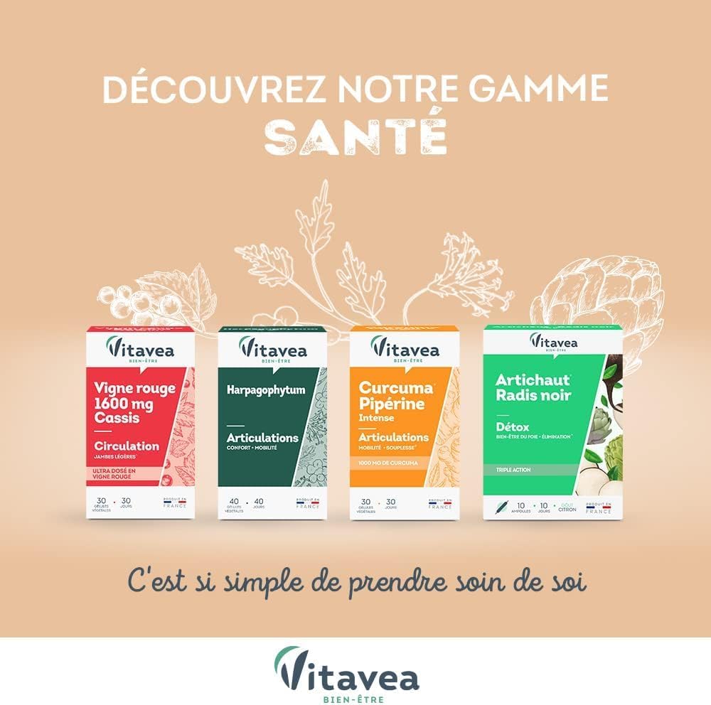 Vitavea Bien-être - Moral'Boost - Stress Fatigue Charge Mentale - 30 jours