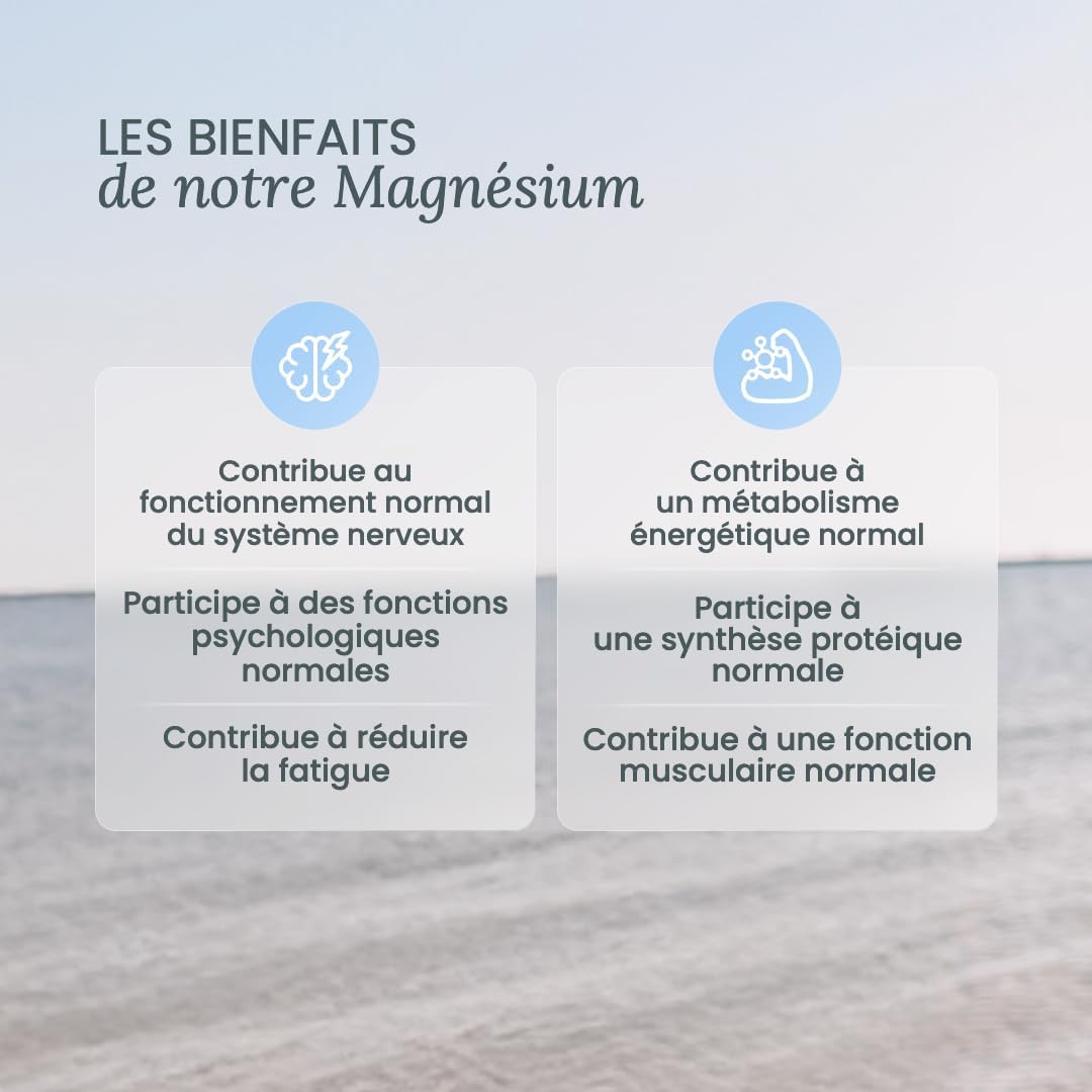 NUTRI&CO Magnésium Bisglycinate Malate & Liposome vitamine B6 | 120 Gélules