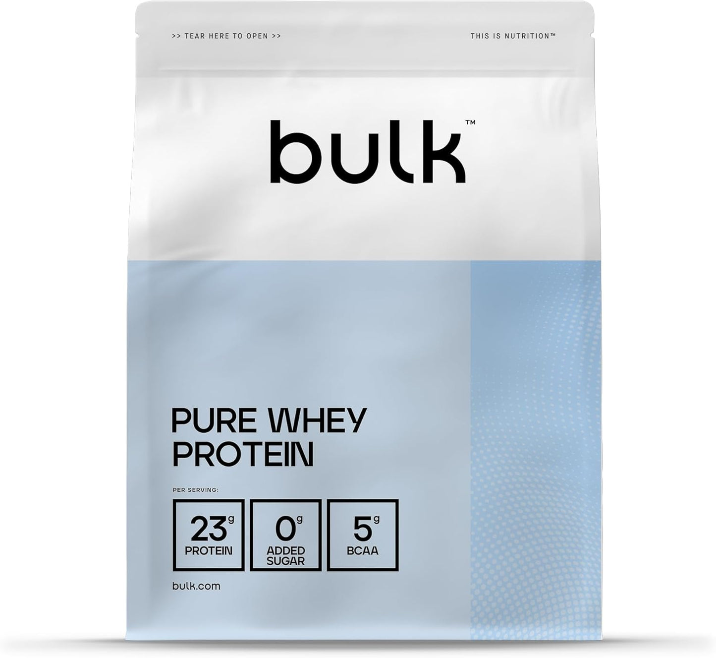 Bulk Pure Whey Protéine en Poudre, Nature, 1kg
