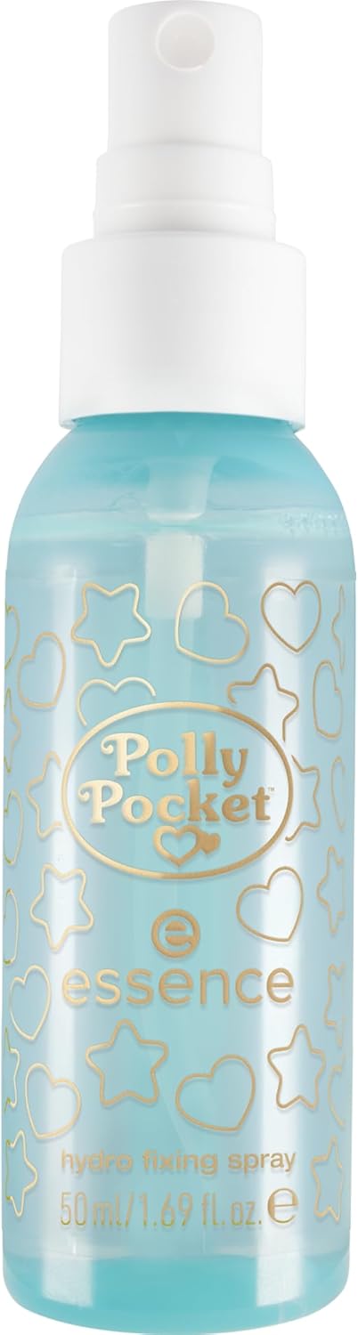 essence Polly Pocket hydro fixing spray spray fixateur, humidifiant/hydratant, fixant, sensation de rosée (50ml)