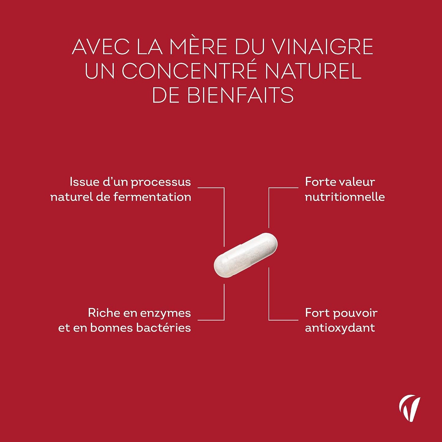 Vitavea Vinaigre de Cidre Gélules 1500 mg avec la Mère - Digestion & Métabolisme